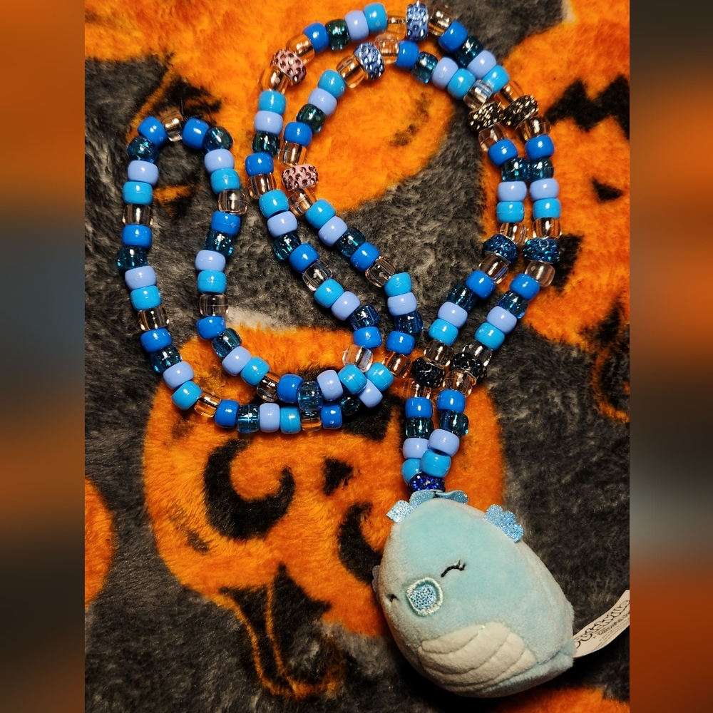 Squishville seahorse buddy necklace